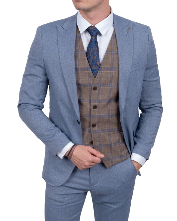 kamizleka-meska-brazowa-krata-elegancka-2.jpg