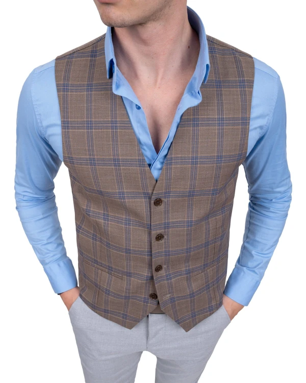 kamizleka-meska-brazowa-krata-elegancka-12.jpg