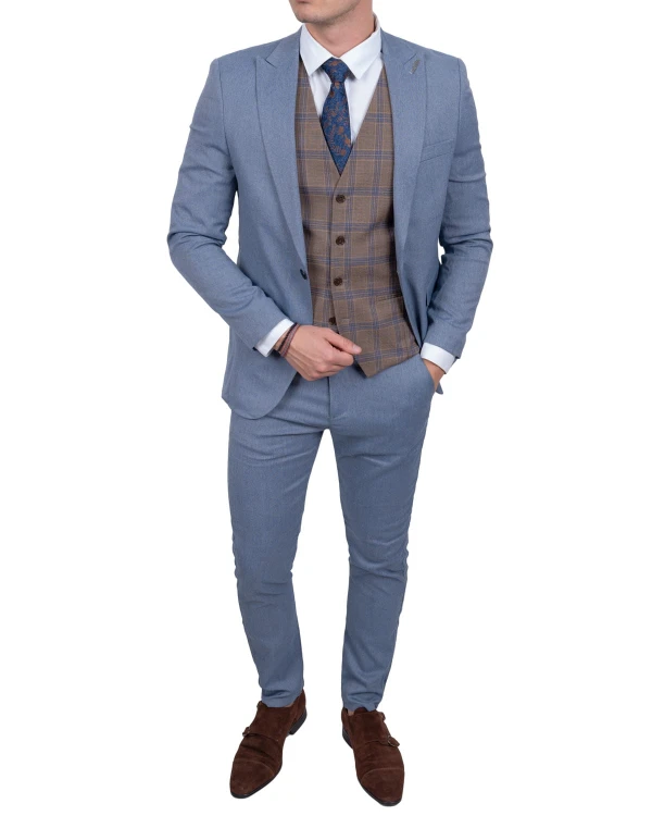 kamizleka-meska-brazowa-krata-elegancka-3.jpg