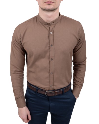 elegancka-koszula-meska-slim-fit-ze-stojka-brazowa-10.jpg