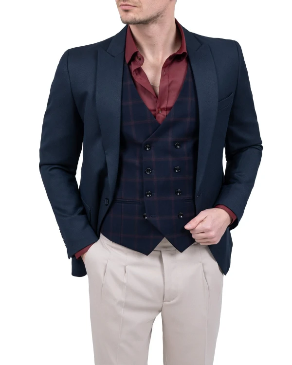 Kamizelka z marynarką – elegancki zestaw