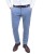 Spodnie męskie jasnoniebieskie Slim Fit z paskiem