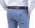 Spodnie męskie Slim Fit jasnoniebieskie zbliżenie na tył