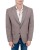 Marynarka męska cappuccino Slim Fit – przód