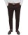 Spodnie męskie brązowe slim fit klasyczny widok z przodu