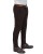 Spodnie męskie brązowe slim fit – stylizacja z boku