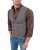 elegancka kamizelka męska tweedowa slim fit brązowa do jeansów
