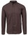 Koszula męska brązowa na stójkę Slim Fit z przodu