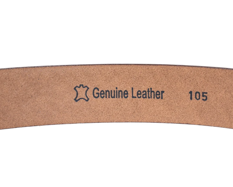Wnętrze paska – oznaczenie genuine leather
