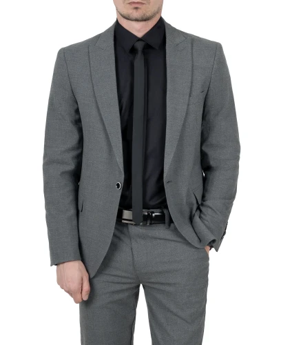 Marynarka męska szara slim