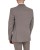 Garnitur męski beżowy Slim Fit gładki – widok z tyłu, Szafler