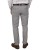 Spodnie męskie jasne szare slim fit - ujęcie z boku, Szafler