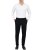 Spodnie męskie czarne slim fit w kant - ujęcie z przodu, Szafler