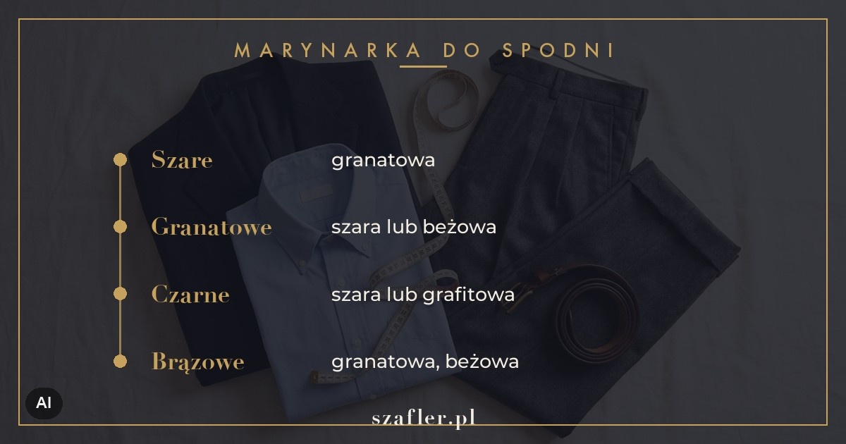 Z czym nosić spodnie wizytowe - koszula, marynarka i buty do każdego koloru
