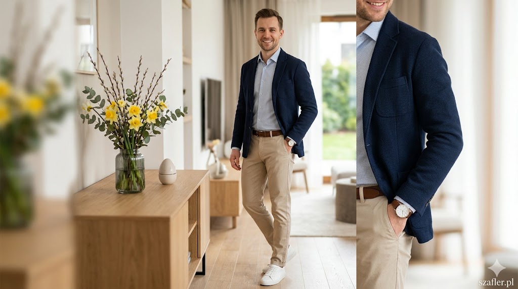 Minimalistyczna elegancja: Jak stworzyć idealne stylizacje męskie na Wielkanoc?