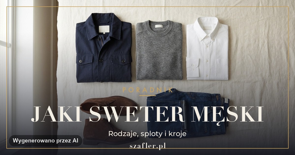 Jaki sweter męski wybrać - rodzaje i kroje